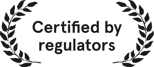 Certified by regulators